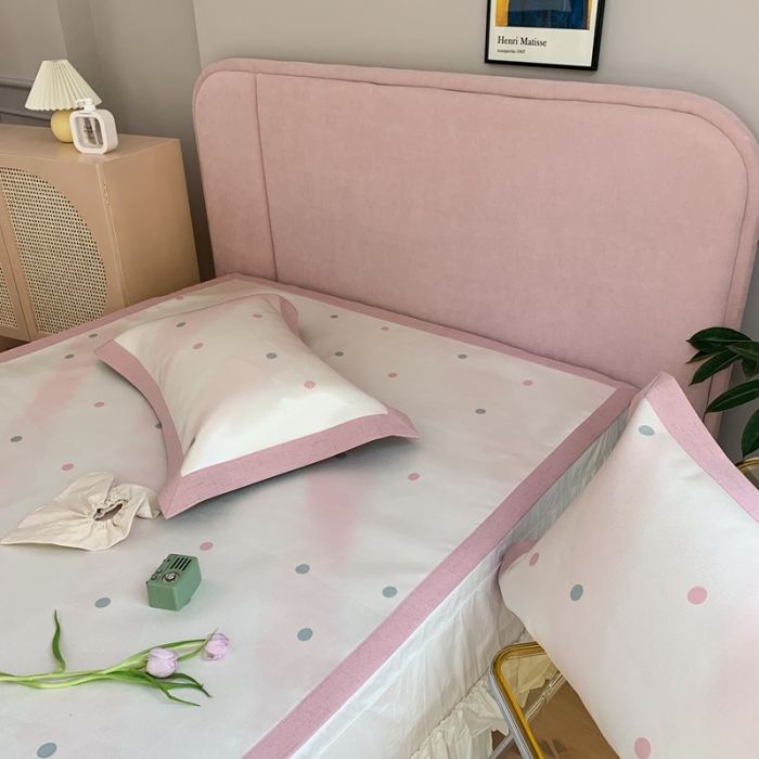 91家纺网 家纺一手货源 找家纺 （总）时年家纺 2021新款卡通水洗冰露丝养生凉席