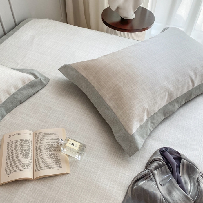 91家纺网 家纺一手货源 找家纺 时年家纺 2021新款千鸟格和肌理纹水洗冰露丝养生凉席 肌理纹-奶咖