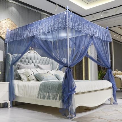 91家纺网 家纺一手货源 找家纺 （总）夏彩 88315高端加密加柔蕾丝刺绣宫廷蚊帐