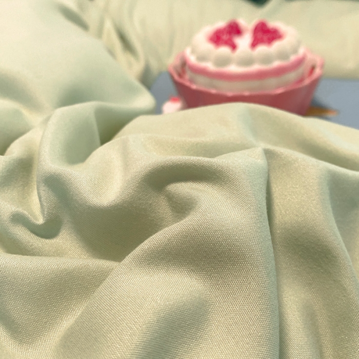 91家纺网 家纺一手货源 找家纺 贝拉梦 2021新款纯色混搭风四件套浅绿+粉玉