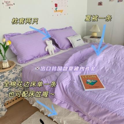 91家纺网 家纺一手货源 找家纺 （总）六巷胡同 2022新款出口韩国款雪纺纱夏被