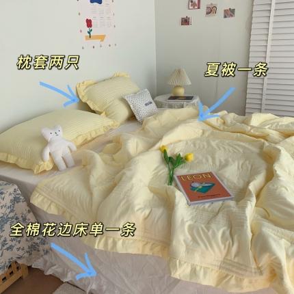 91家纺网 家纺一手货源 找家纺 （总）六巷胡同 2022新款出口韩国款雪纺纱夏被