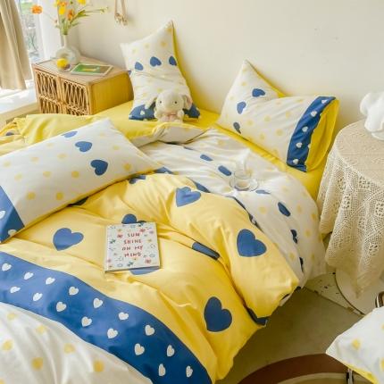 91家纺网 家纺一手货源 找家纺 （总）眠屿家纺 2021新款全棉印花四件套