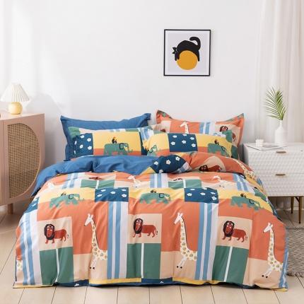 91家纺网 家纺一手货源 找家纺 （总）星期三 2021年4月新款全棉13372四件套（加老板微信有会员价）