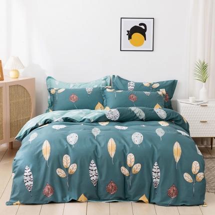 91家纺网 家纺一手货源 找家纺 （总）星期三 2021年4月新款全棉13372四件套（加老板微信有会员价）