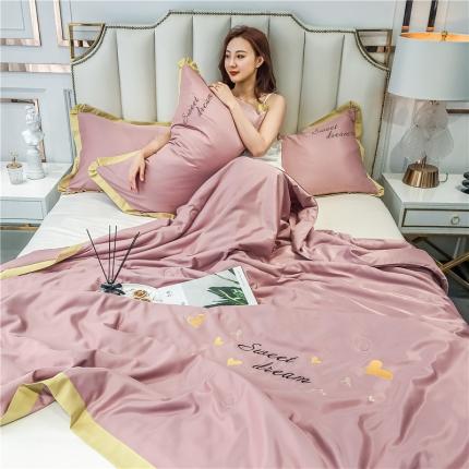 （总）寐居家纺 2021新款轻奢天丝刺绣夏被