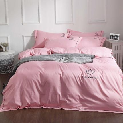 91家纺网 家纺一手货源 找家纺 （总）青竹苑 2021新款春夏黛安娜水洗真丝刺绣四件套