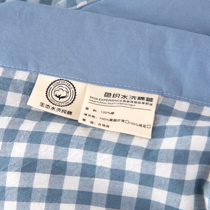 91家纺网 家纺一手货源 找家纺 （总）天瑜家纺 2023新款全棉色织水洗棉夏被