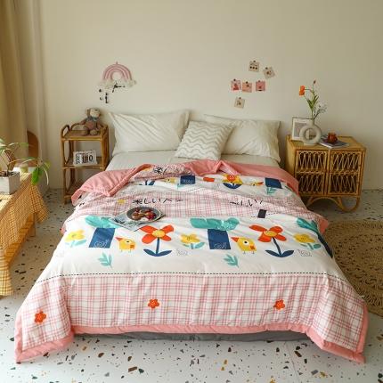 薇玛仕2023新款洛卡棉夏凉被空调被 缤纷夏日