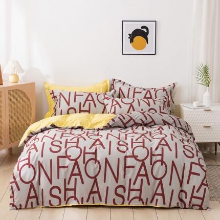 91家纺网 家纺一手货源 找家纺 星期三 2021年4月新款全棉13372四件套（加老板微信有会员价） 玉树花开