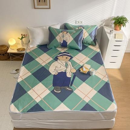 91家纺网 家纺一手货源 找家纺 （总）雅居纺家纺 2022新款大版800D印花冰丝席