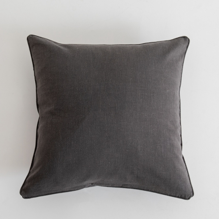 91家纺网 家纺一手货源 找家纺 （总）美茉 2023新款纯色棉麻抱枕----嵌绳款