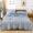 91家纺网 家纺一手货源 找家纺 天瑜家纺 2023新款全棉色织水洗棉夏被 蓝小格