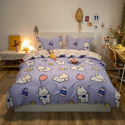 91家纺网 家纺一手货源 找家纺 （总）梦家居 2021春季新品全棉小清新四件套