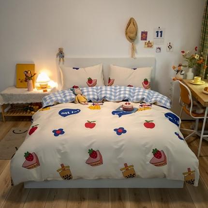 91家纺网 家纺一手货源 找家纺 （总）梦家居 2021春季新品全棉小清新四件套