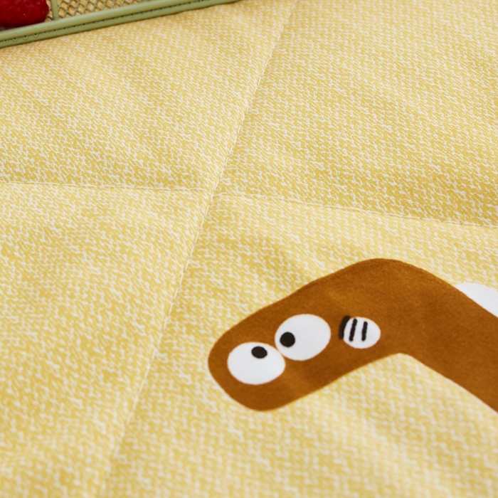 91家纺网 家纺一手货源 找家纺 畅销被业2022新款水洗棉夏被夏凉被 动物世界