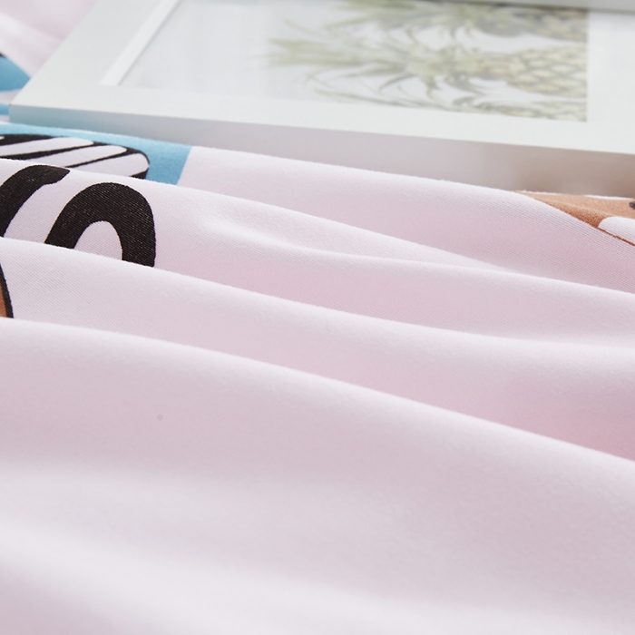 91家纺网 家纺一手货源 找家纺 畅销被业2023新款水洗棉夏被夏凉被 蘑菇