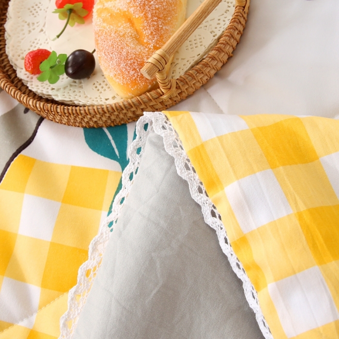 91家纺网 家纺一手货源 找家纺 畅销被业2024新款水洗棉夏被夏凉被 草莓格