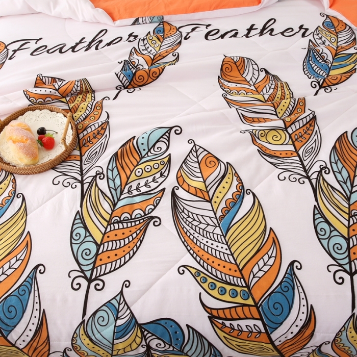 91家纺网 家纺一手货源 找家纺 畅销被业2022新款水洗棉夏被夏凉被 异域风情