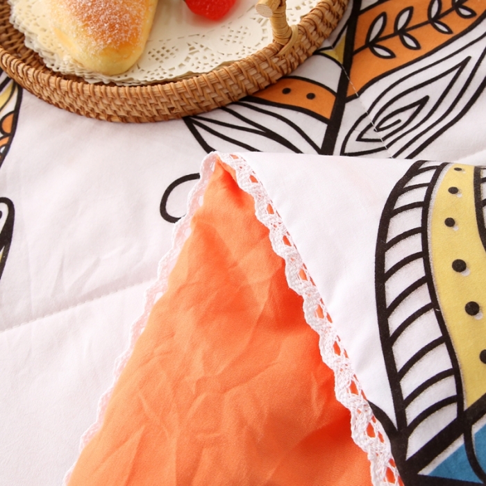 91家纺网 家纺一手货源 找家纺 畅销被业2022新款水洗棉夏被夏凉被 异域风情