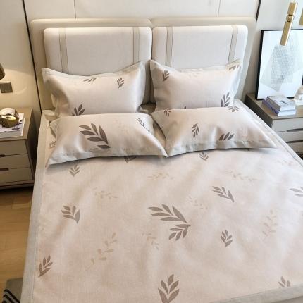 馨蕊2021新款高端可水洗抗菌冰感凉席 春意-咖