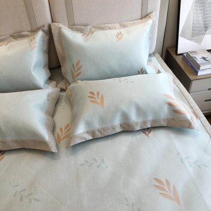 馨蕊2021新款高端可水洗抗菌冰感凉席 春意-绿