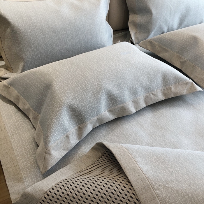 91家纺网 家纺一手货源 找家纺 馨蕊2021新款高端可水洗抗菌冰感凉席 漫生活-灰