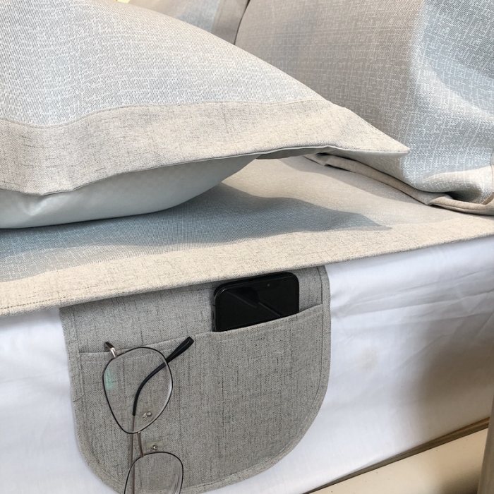 91家纺网 家纺一手货源 找家纺 馨蕊2021新款高端可水洗抗菌冰感凉席 漫生活-灰