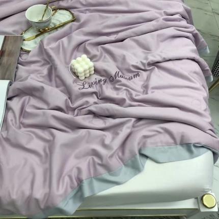 91家纺网 家纺一手货源 找家纺 玖玖爱 2021新款爱丽丝天丝夏被 爱丽丝紫