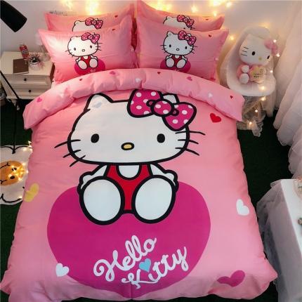 91家纺网 家纺一手货源 找家纺 （总）孩子王 2023新款正版授权全棉卡通印花四件套实拍图