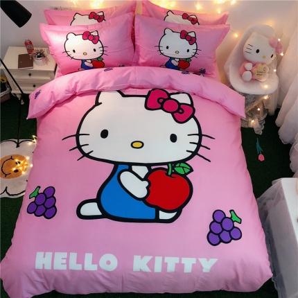 91家纺网 家纺一手货源 找家纺 （总）孩子王 2023新款正版授权全棉卡通印花四件套实拍图