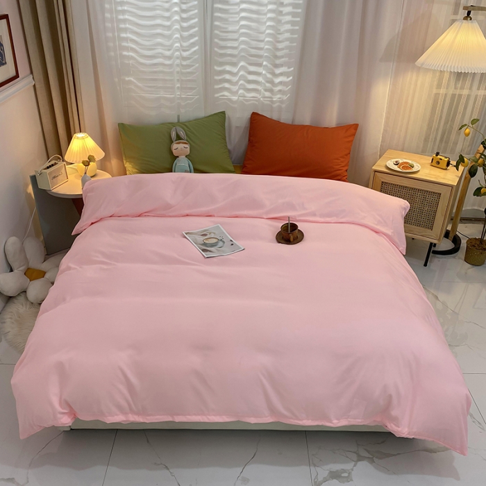 91家纺网 家纺一手货源 找家纺 曼谷 新款混搭风四件套 粉玉-姜黄