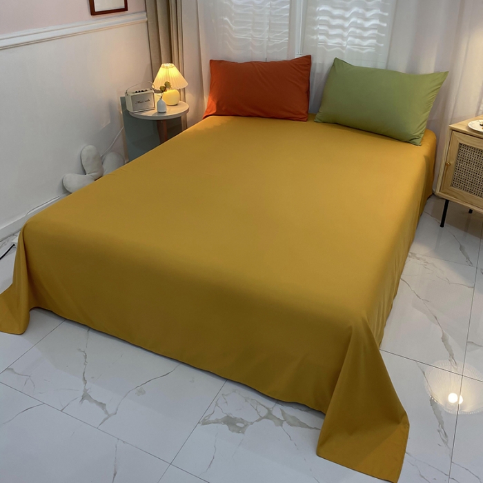 91家纺网 家纺一手货源 找家纺 曼谷 新款混搭风四件套 粉玉-姜黄