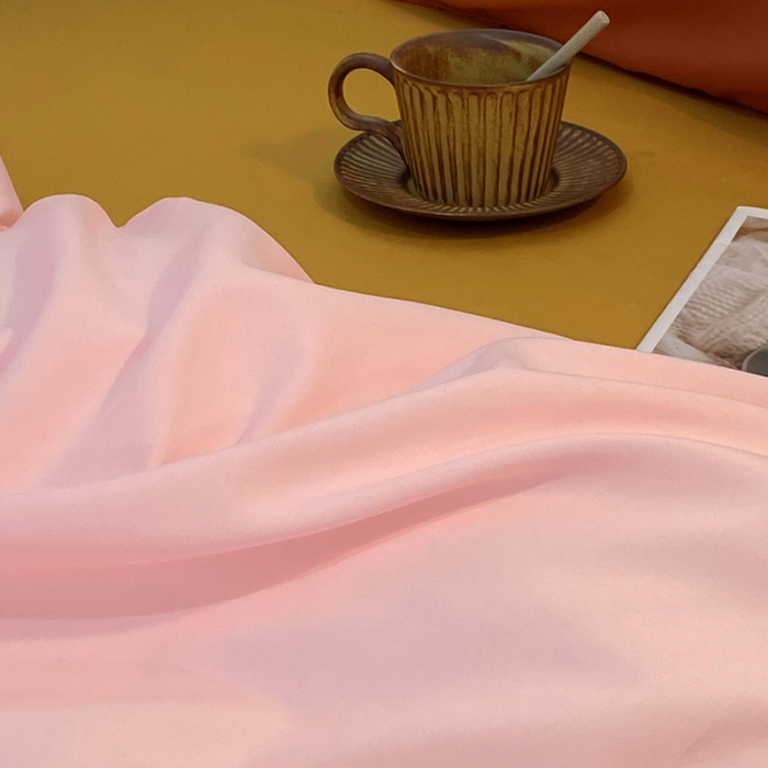 91家纺网 家纺一手货源 找家纺 曼谷 新款混搭风四件套 粉玉-姜黄