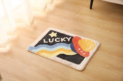 91家纺网 家纺一手货源 找家纺 （总）仟亿莱家纺 2021新款星星系列地垫