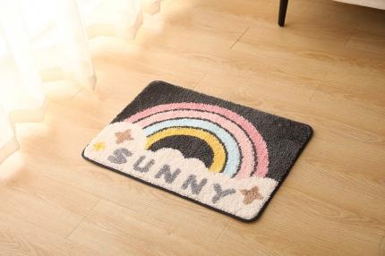 91家纺网 家纺一手货源 找家纺 （总）仟亿莱家纺 2021新款星星系列地垫