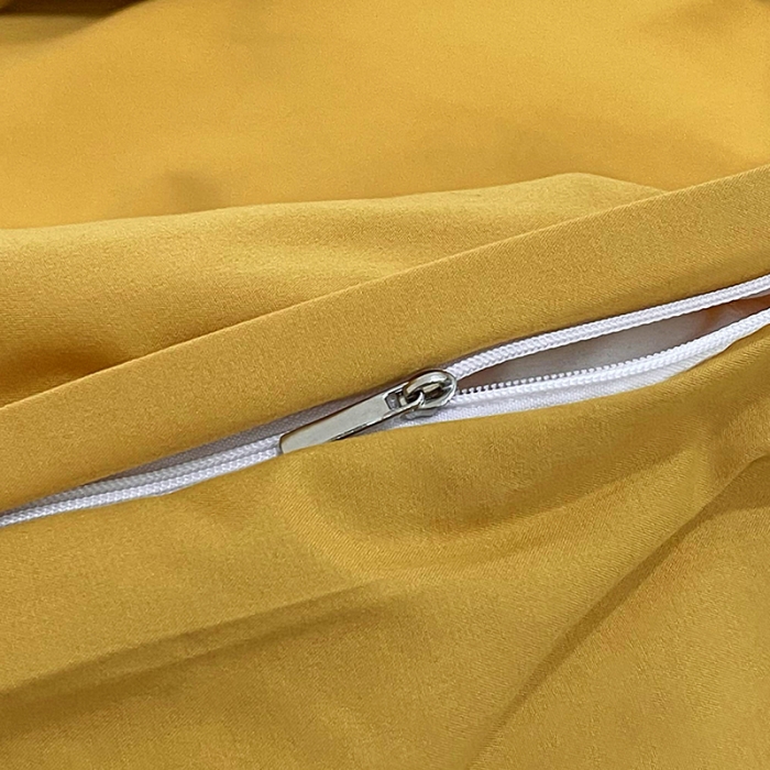 91家纺网 家纺一手货源 找家纺 曼谷 新款混搭风四件套 姜黄-豆绿