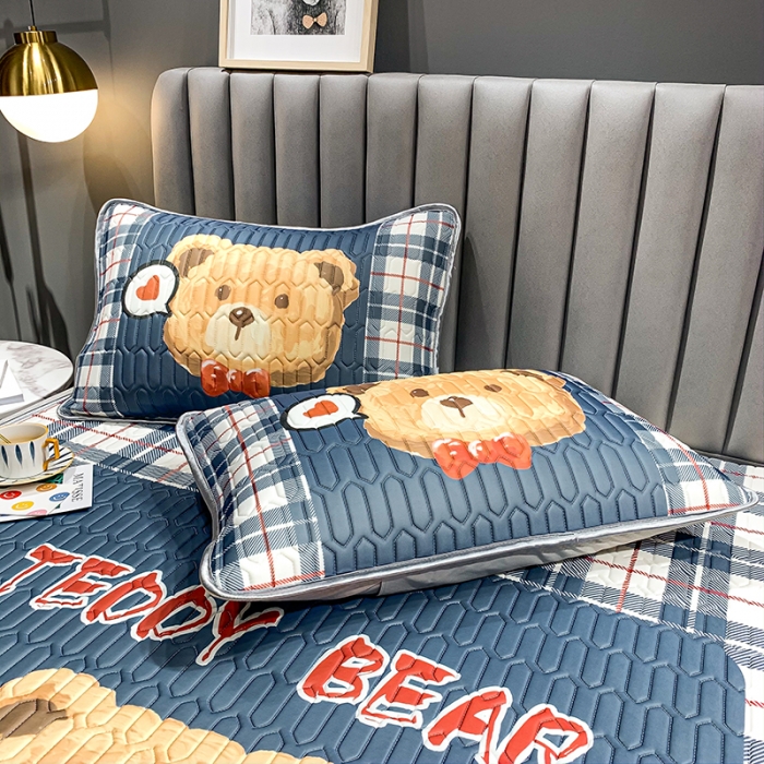 91家纺网 家纺一手货源 找家纺 慕尚2025新款乳胶凉席 大熊