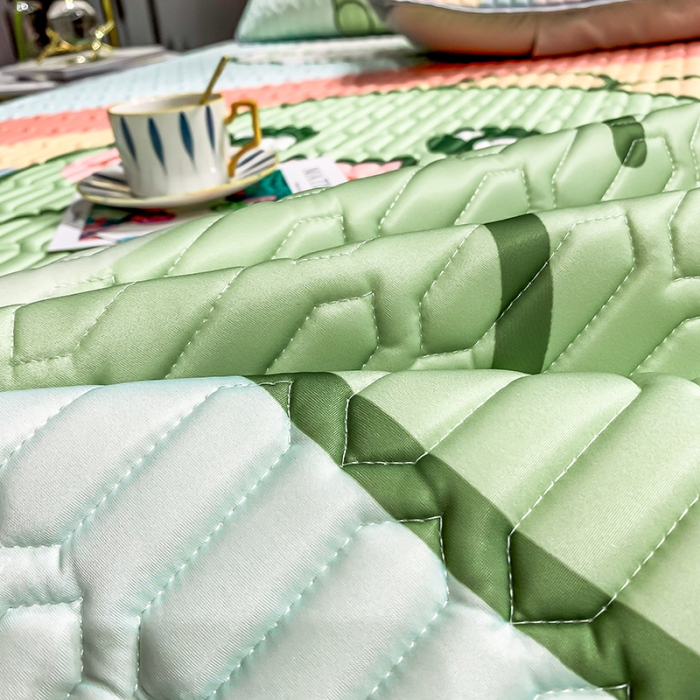 91家纺网 家纺一手货源 找家纺 慕尚2025新款乳胶凉席 可爱恐龙