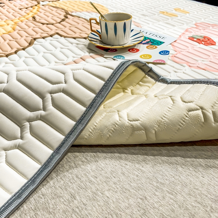 91家纺网 家纺一手货源 找家纺 慕尚2025新款乳胶凉席 可爱小狗