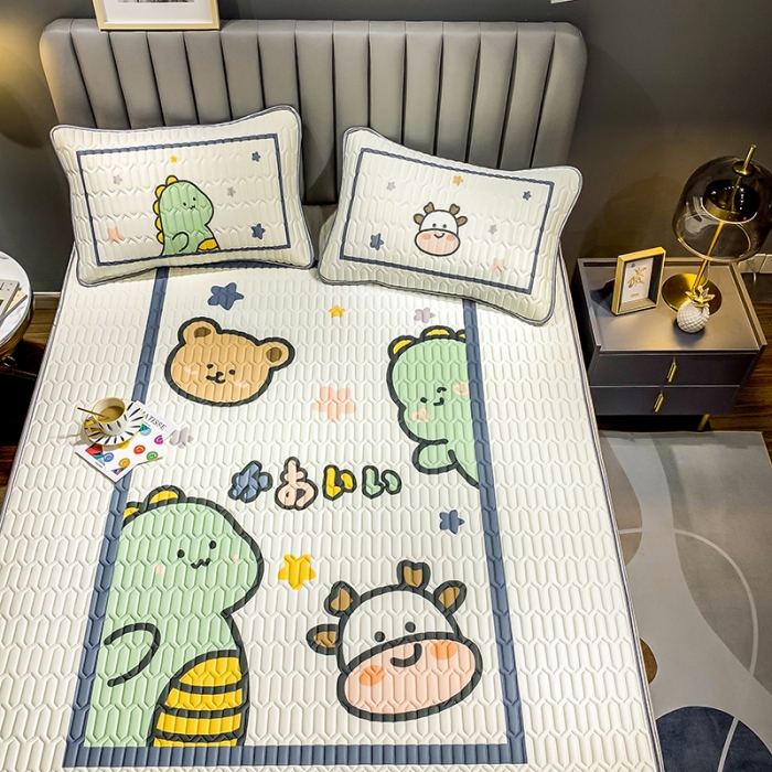 91家纺网 家纺一手货源 找家纺 慕尚2025新款乳胶凉席 快乐伙伴