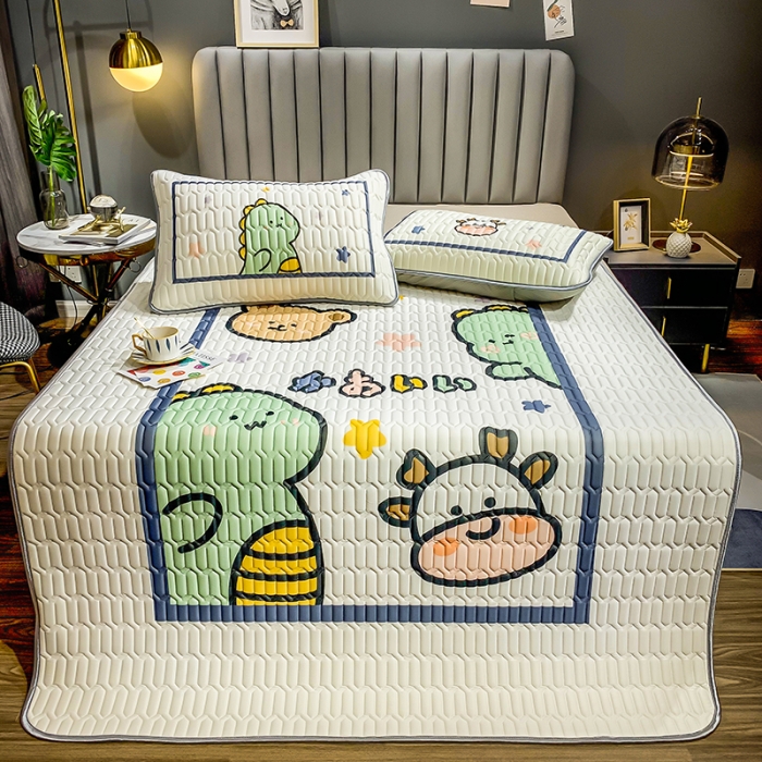 91家纺网 家纺一手货源 找家纺 慕尚2025新款乳胶凉席 快乐伙伴