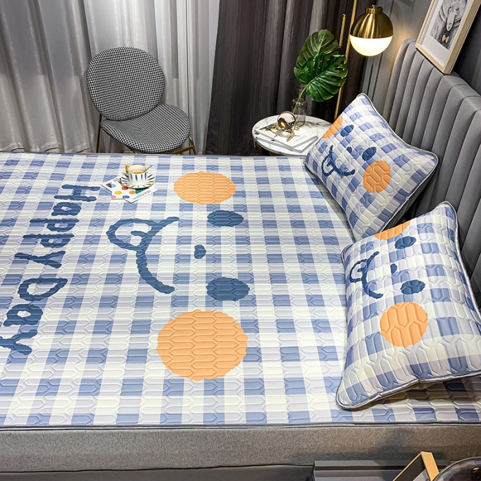 91家纺网 家纺一手货源 找家纺 慕尚2025新款乳胶凉席 笑脸