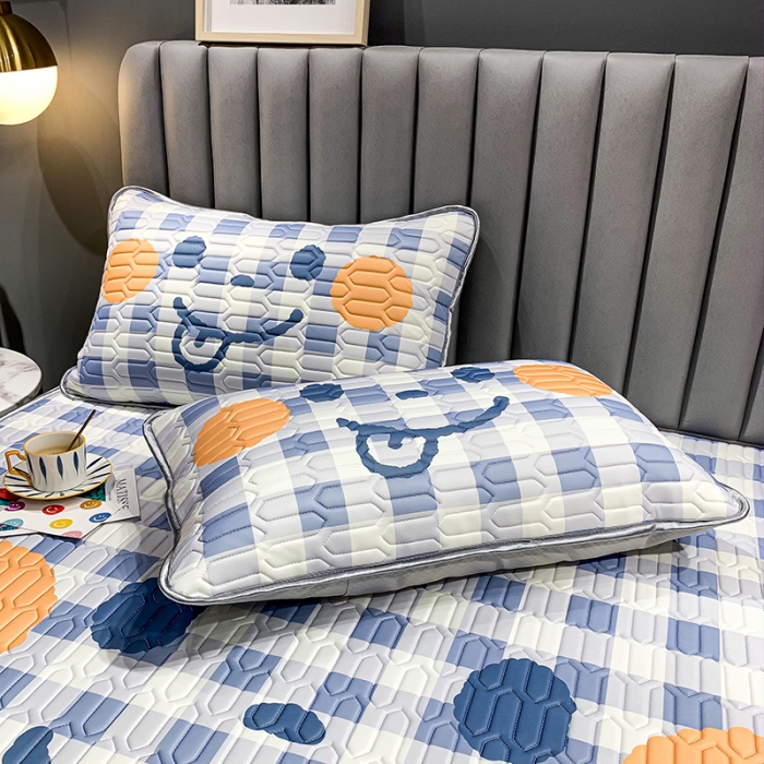 91家纺网 家纺一手货源 找家纺 慕尚2025新款乳胶凉席 笑脸