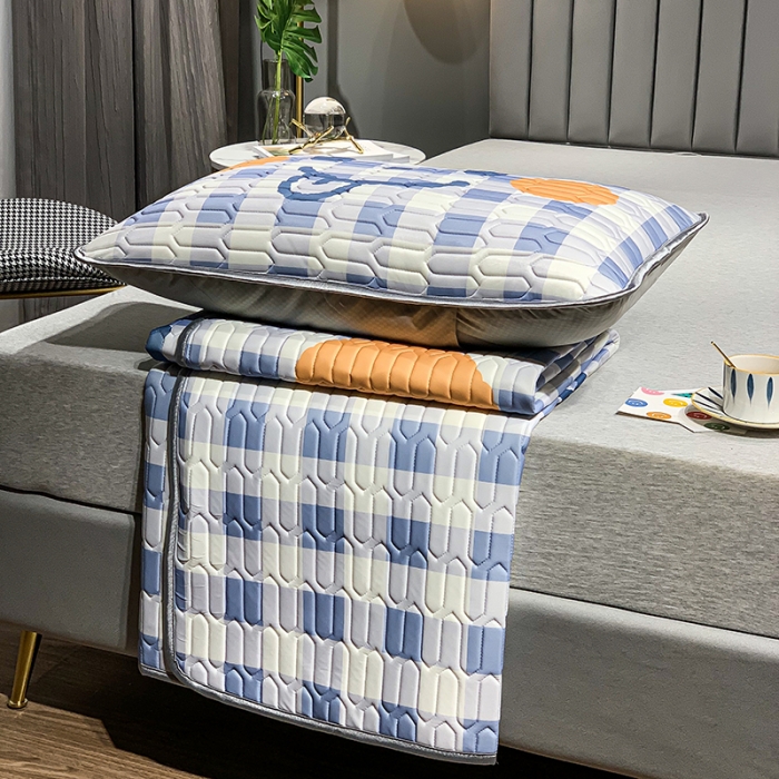 91家纺网 家纺一手货源 找家纺 慕尚2025新款乳胶凉席 笑脸