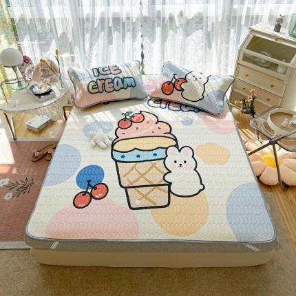 慕尚2025实拍图大版乳胶席 冰淇淋彩