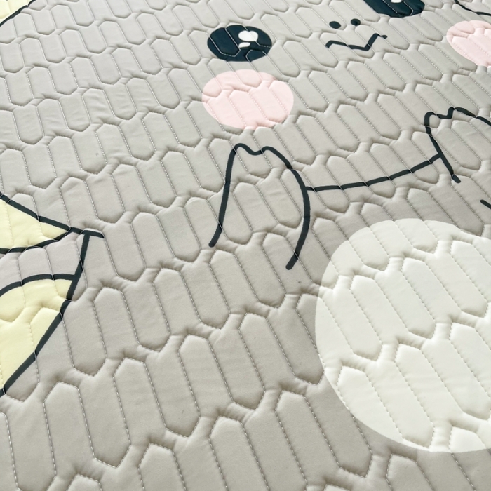 91家纺网 家纺一手货源 找家纺 慕尚2025实拍图大版乳胶席 恐龙踢球