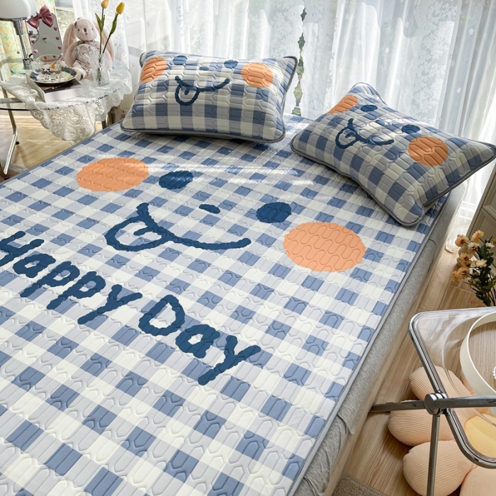 91家纺网 家纺一手货源 找家纺 慕尚2025实拍图大版乳胶席 笑脸