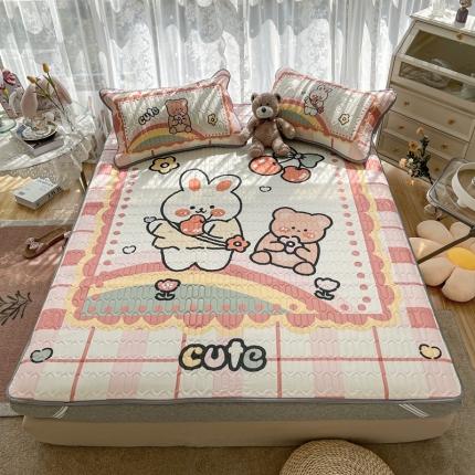 慕尚2025实拍图大版乳胶席 樱桃熊兔