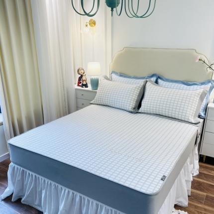 91家纺网 家纺一手货源 找家纺 （总）本希家居 2021新款高端可水洗冰丝席提花床笠款